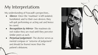 SOCI 4385- The Prosecution of Michel Foucault