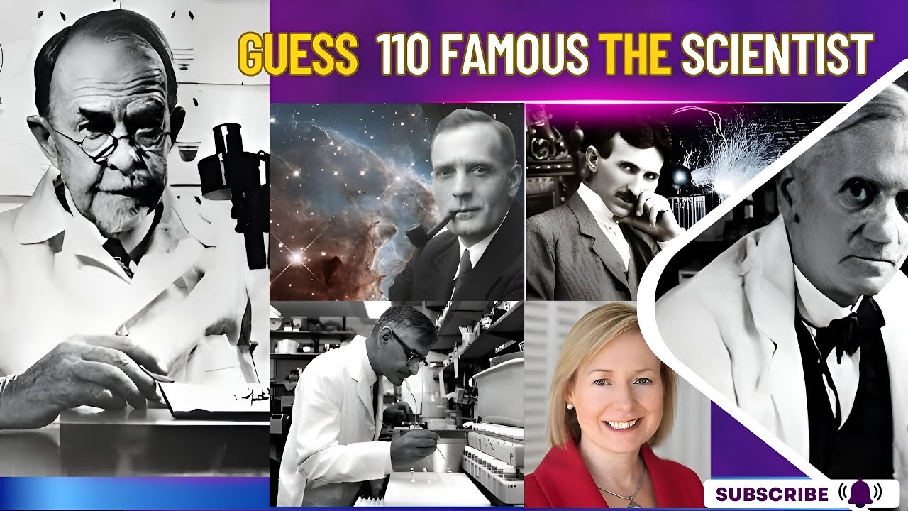 Guess The Scientist Quiz | Famous Scientists | Guess Famous The ...