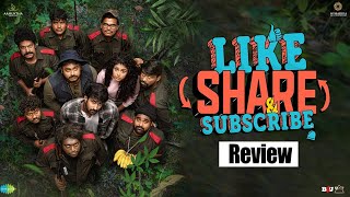 like share subscribe Movie review  | Like share Subscribe | Santhosh shobhan | Faria