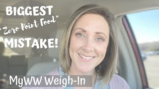 MyWW  WEIGH IN // BACK TO GOAL // MY #1 TIP FOR ZERO POINT FOODS