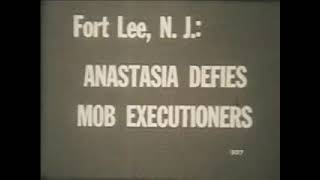 1951 News report of Albert Anastasia and his Fort Lee, New Jersey mansion