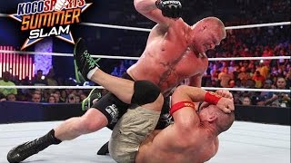 Kocosports: WWE SummerSlam REVIEW 08/17/14 (Brock Lesnar destroys John Cena)