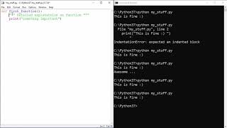 Python Tutorial - 5 - Comments and DocStrings