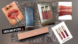 Sheglam matte allure mini liquid lipstick set | Feel real | Retro rose