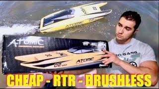 BOX to OCEAN - Volantex V792-4 70cm Brushless Boat - Unboxing and First Impressions - 4S Capable