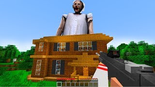 GRANNY MUTANTE GIGANTE APARECEU NA MINHA CASA NO MINECRAFT !