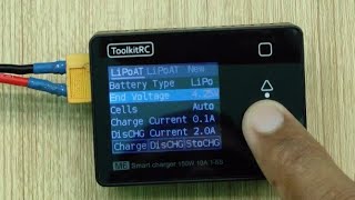 How to change ToolkitRC M6 V2 charger Charging amp and Voltage