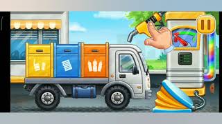 Garbage truck / Baby truck showing game video/ Garbage truck toy #Babyzen