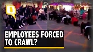 The Quint: Mall Employees Asked to Crawl in China For Missing Sales Target