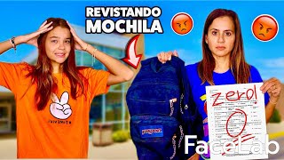 REVISTEI A MOCHILA DA VIVI NO ULTIMO DIA DE AULA! Adivinha o Que Achei?