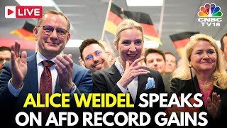 Alice Weidel LIVE: Germany’s Far-Right on German General Elections | AfD Party | Germany News | N18G