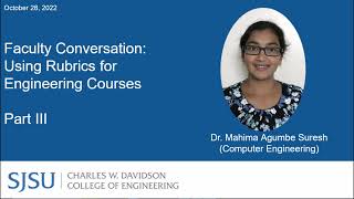 Using Rubrics for Engineering Courses - Part III