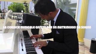 Musica Aperitivo Matrimonio Pianoforte - Villa Medici - musica per matrimoni Francesco Barattucci