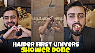 Haider Ko Pehla Universe Kis Nay Mara | Haider Vs Saleena Live Tiktok Match Punishment Shower Done