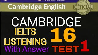 Cambridge 16 listening test 1 (with answer)