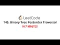 145. Binary Tree Postorder Traversal - Java Solution