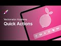 Quick Actions | Linearity Curve Academy (iPad)