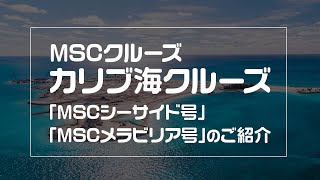 MSCクルーズ  カリブ海クルーズ『MSCシーサイド号』『MSCメラビリア号』のご紹介【2019年11月配信・ベストワンクルーズ】