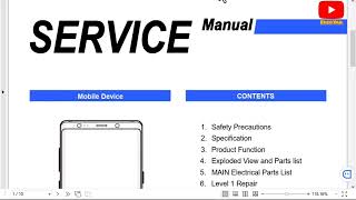 آشنایی با service manual  تلفن همراه قسمت اول