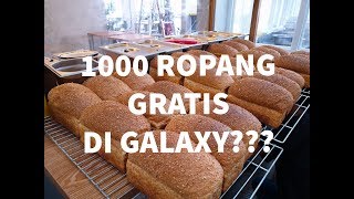 BAGI 1000 ROTI GRATIS DI SOFT OPENING ROPANG OTW GALAXY