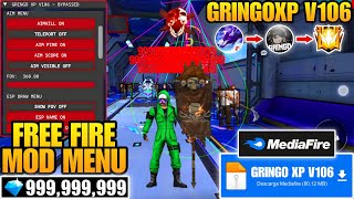 ✅¡NUEVO! Mod Menu GRINGO XP V106 Para Free Fire *Paso a Paso* MEDIAFIRE 2025🤑💎