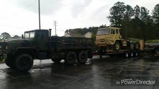 M923A1 just hauling on down the road