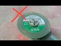 watch out !! using a angle grinder||how to mount a cutting disc onto an angle grinder correctly