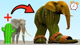 I MADE LIRILÌ LARILÀ BRAINROT MEMES WITH ELEPHANT AND CACTUS In Garry's Mod