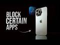 How to Block Certain Apps on iPhone (tutorial)