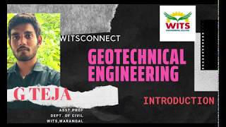 Introduction to Geo technical Engineering lecture 1 // WITSCONNECT