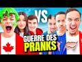 La GUERRE DES PRANKS - CANADA vs FRANCE (Ft. Bilel, Willibed)