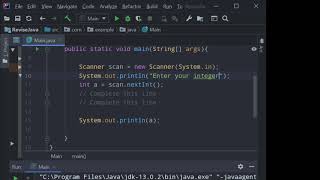 02 Java Stdin and Stdout