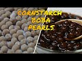 Easy Cornstarch Boba / Pearls | How to make Boba / Pearls From Cornstarch Fast and Easy