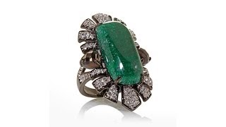 Rarities Multigemstone Art Deco Ring