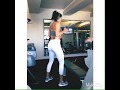 Bárbara de Regil rutina de gimnasio en Leggings