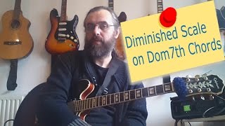 Diminished Scale on Dom7th Chords using Triads