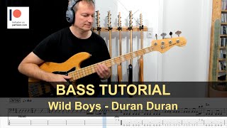 Wild Boys - Duran Duran | Bass Tutorial (Sheet + TABs)