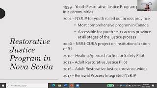 Restorative Justice in Nova Scotia