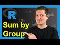 Sum by Group in R (2 Examples) | Apply aggregate Function to Vector / Column / Variable