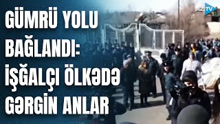 Ermənistanda ETİRAZLAR - Zəlzələ qurbanlarına verilən evləri geri aldılar