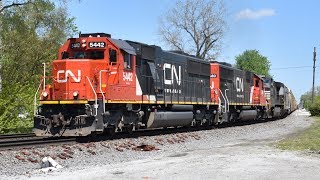 Railfanning Northwest Indiana with CN SD60, NS Bottle Train, \u0026 More! - 5/6/17