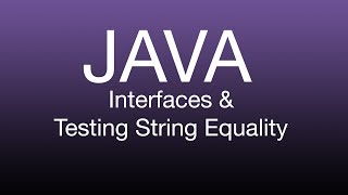 Java made Simple: String Equality Tutorial
