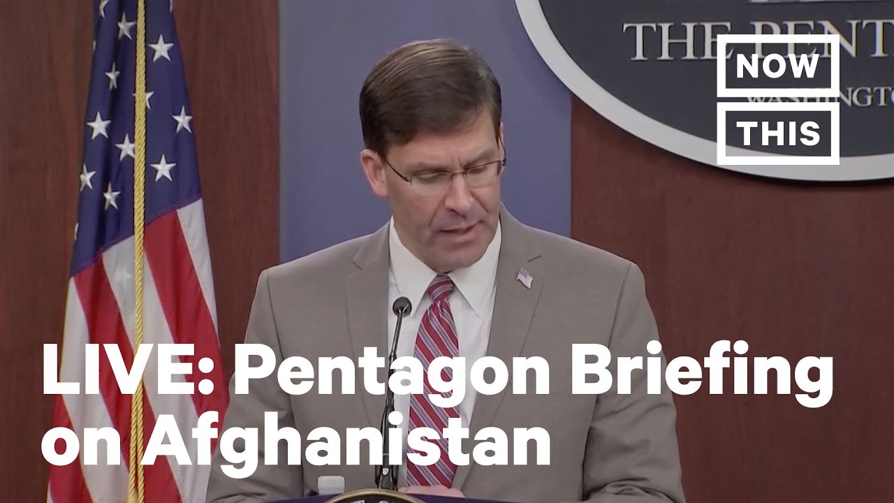 Defense Officials At The Pentagon Briefing Hold A Press Briefing | LIVE ...