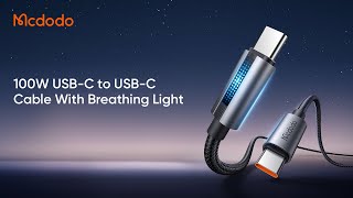 Mcdodo USB-C to USB-C Cable With Breathing Light