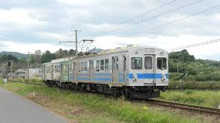 弘南鉄道7000系7031F 中央弘前行 石川～義塾高校前通過【4K】