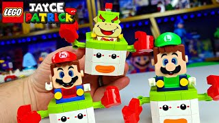 LEGO MARIO - Bowser Jr's Clown Car Build and PLAYYY!!!