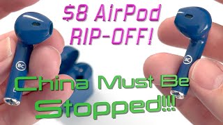 $8 AirPod Rip Offs! Shame on China! | Encore true wireless bluetooth earbuds from Prime Audio