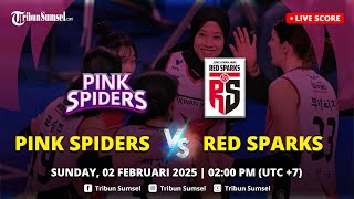 🔴PINK SPIDERS VS RED SPARKS | MOMEN MEGAWATI BALAS DENDAM | LIVE SCORE VOLI KOREA