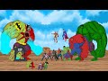 Rescue SUPER HEROES HULK & SPIDERMAN, CAP AMERICA: Returning from the Dead SECRET - FUNNY CARTOON