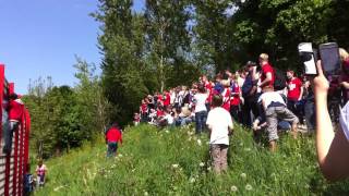 Football Fans at the FC Bayern München training session